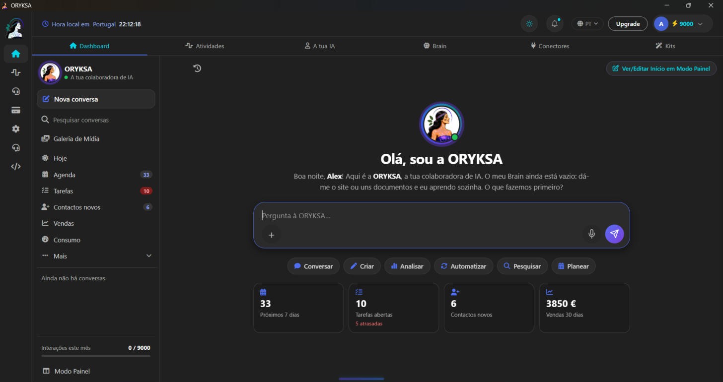 ORYKSA desktop app